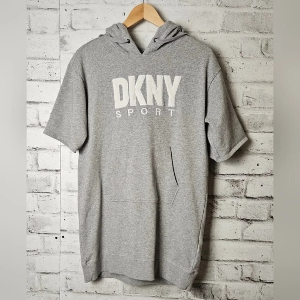 DKNY Outline Logo Hooded Sneaker Dress